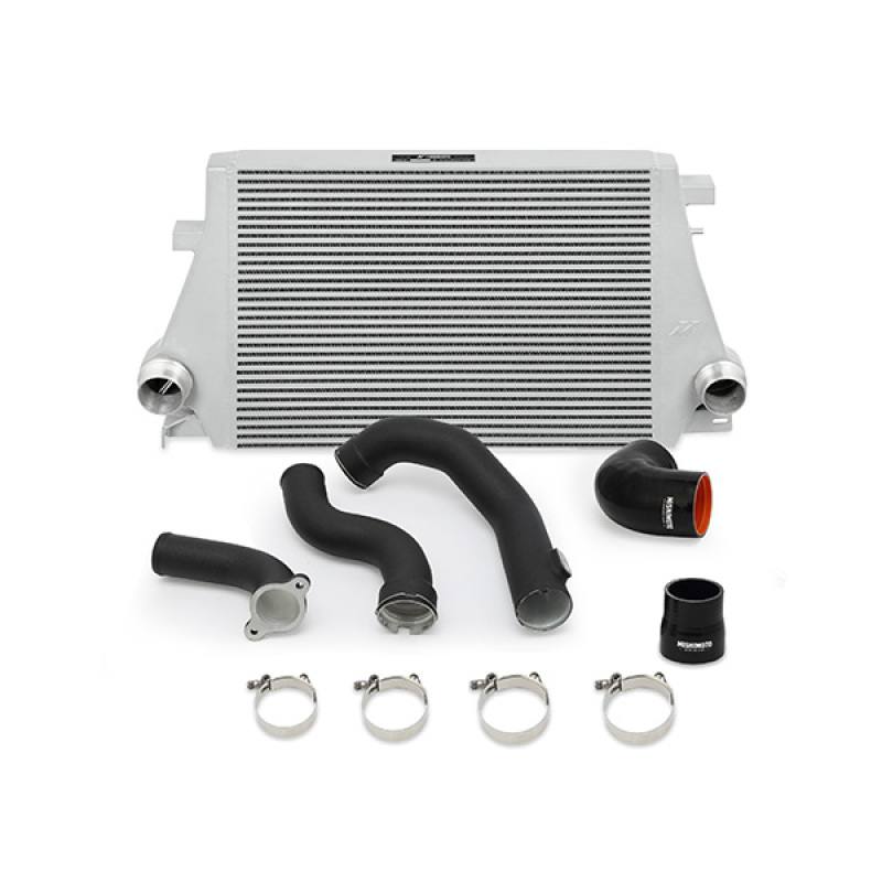 Mishimoto 2016+ Chevrolet Camaro 2.0T / 2013+ Cadillac ATS 2.0T Intercooler Kit - Wrinkle Black mmint-cam4-16kwbk