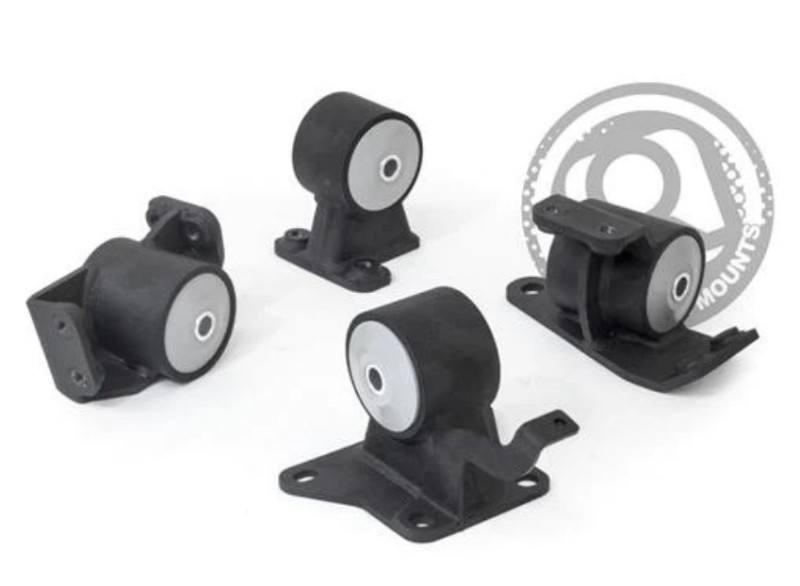 Innovative 90-99 Toyota MR2 5S/3S Black Steel Mounts 85A Bushings 69950-85a