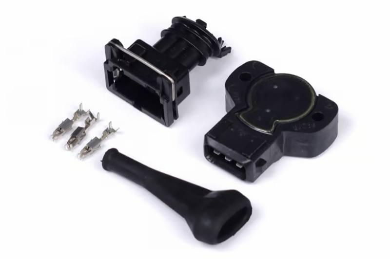 Haltech Throttle Position Sensor (Black / CCW Rotation / 8mm D-Shaft) ht010404