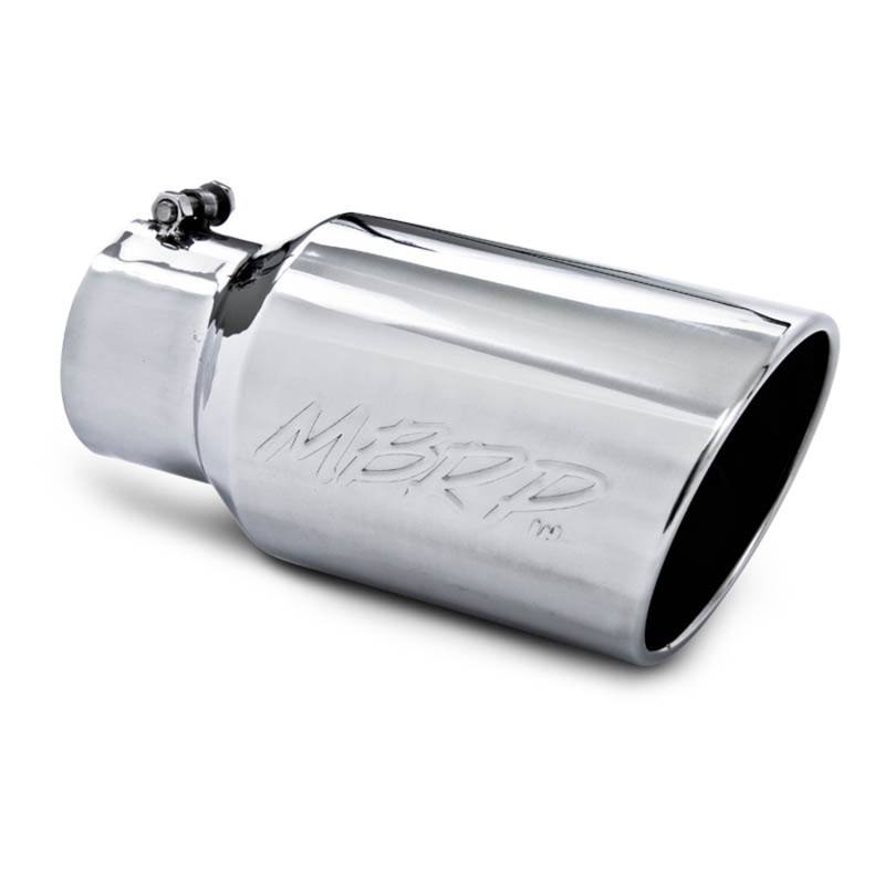 MBRP Universal Tip 6 O.D. Angled Rolled End 4 inlet 12 length t5073