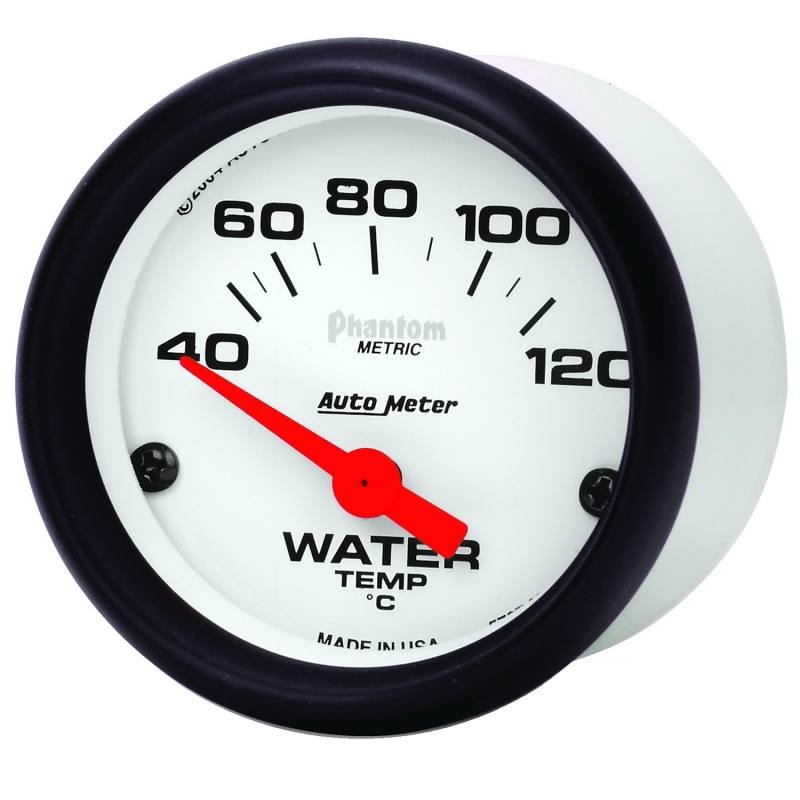 Autometer Phantom 52mm 40-120 Deg C Electronic Water Temp Gauge 5737-M image 4