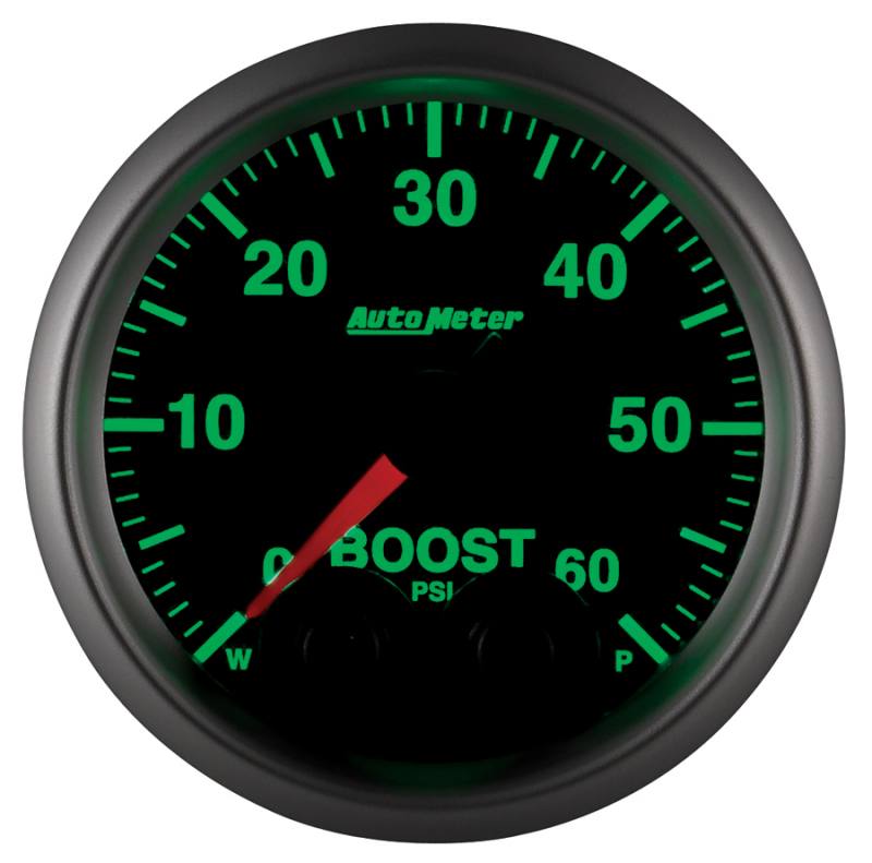Autometer Elite 52mm 0-60 PSI Boost Peak & Warn w/ Electronic Control Gauge 5670 image 3