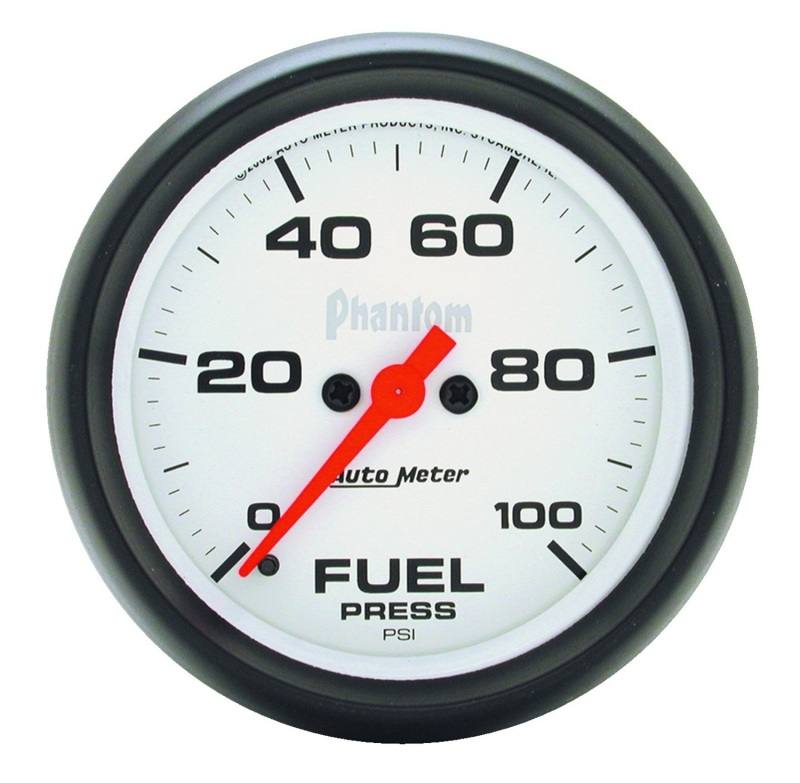 AutoMeter 2-5/8in Phantom Fuel Press. Gauge 0-100psi 5863