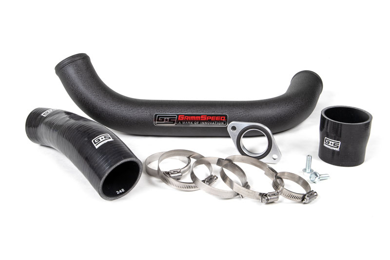 GrimmSpeed Top Mount Intercooler Charge Pipe Kit Red- For Subaru 15-21 WRX 90250 image 2