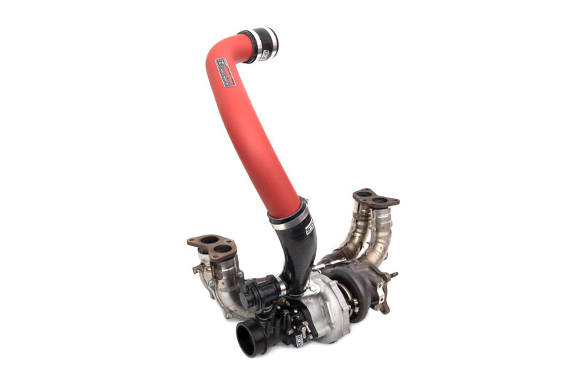 GrimmSpeed Top Mount Intercooler Charge Pipe Kit Red- For Subaru 15-21 WRX 90250 image 5