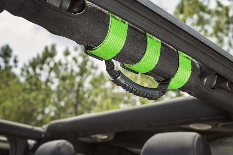 Rugged Ridge Ultimate Grab Handles Green 55-20 CJ/Jeep Wrangler /JT 13505.05 image 6