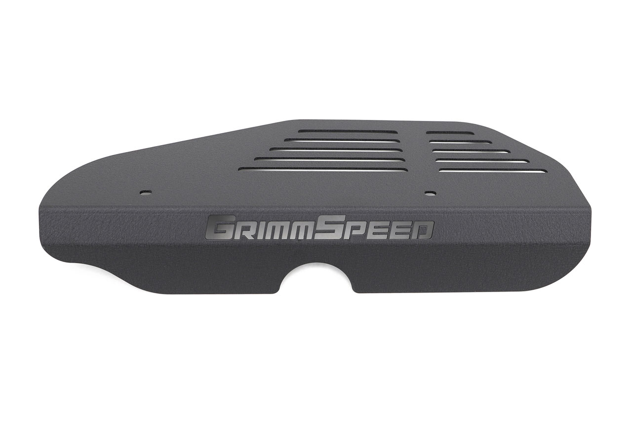 GrimmSpeed Alternator Cover NEON Green For Subaru Turbo EJ Engine 99050 image 3