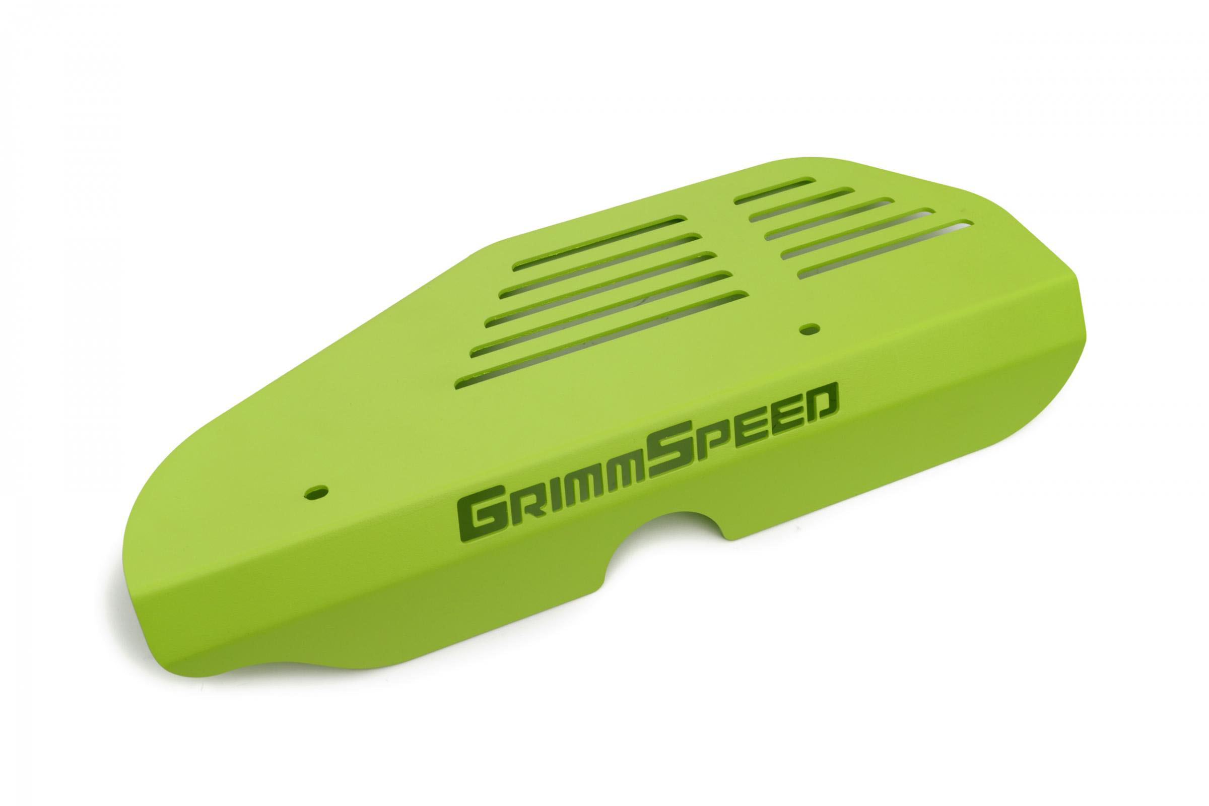 GrimmSpeed Alternator Cover NEON Green For Subaru Turbo EJ Engine 99050 image 8