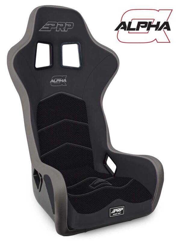 PRP Alpha Composite Seat- Black/Grey a3901-203 image 2