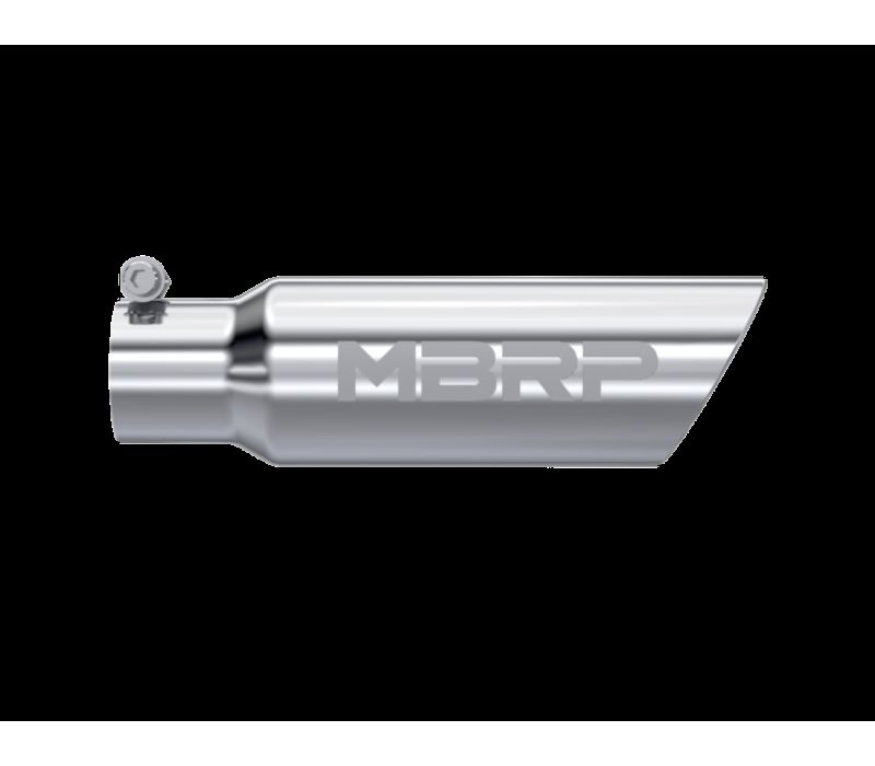 MBRP Universal Tip 3in O.D. Dual Wall Angled 2 inlet 12 length t5106 image 4