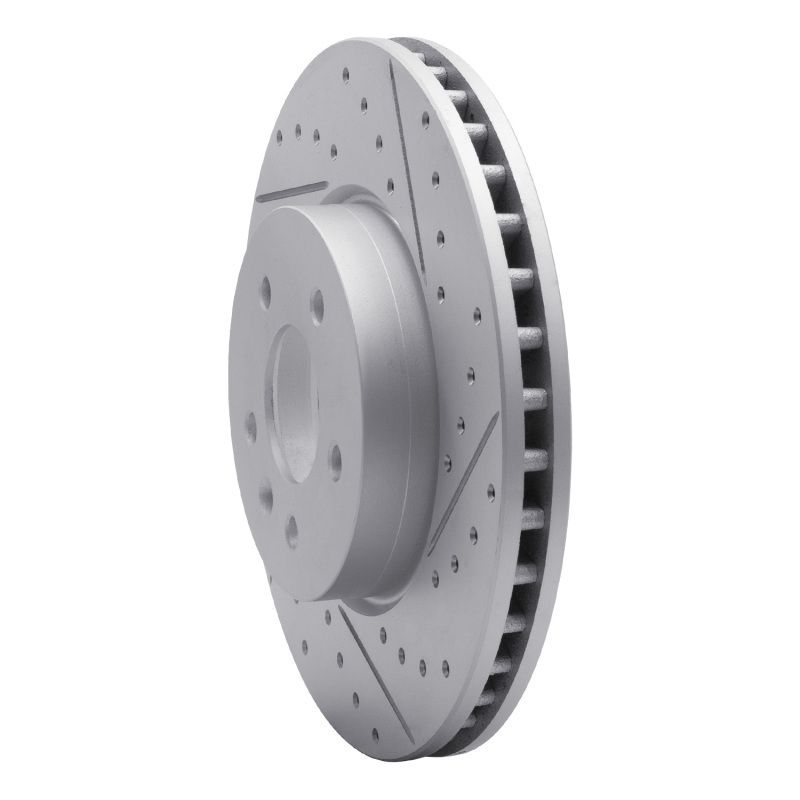 R1 13-25 Cadillac Ats Front Right Drilled & Slotted Geo-Carbon Rotor 830-46035R image 2