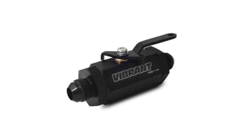 Vibrant -16AN to -16AN Male Shut Off Valve - Black 16756 image 3