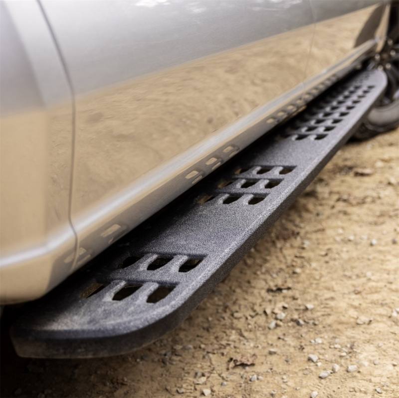 Ford Racing 15-21 Ford F-150 Crew Cab / 17-21 F-Super Duty Crew Cab Rock Slider Steps m-16450-fsorb