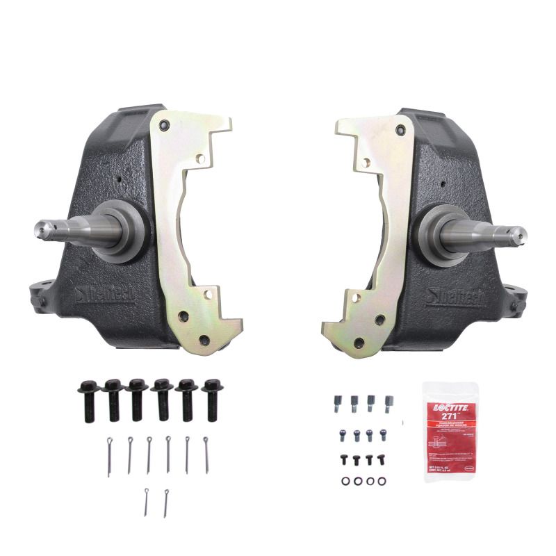 Belltech 88-98 Chevy 1500 3in. Drop Spindle Set (Single Piston Brake Setup) 2503