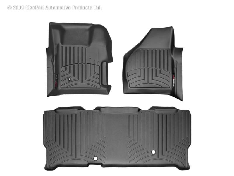 WeatherTech FloorLiner - Rear - Blk 441261440023 image 2