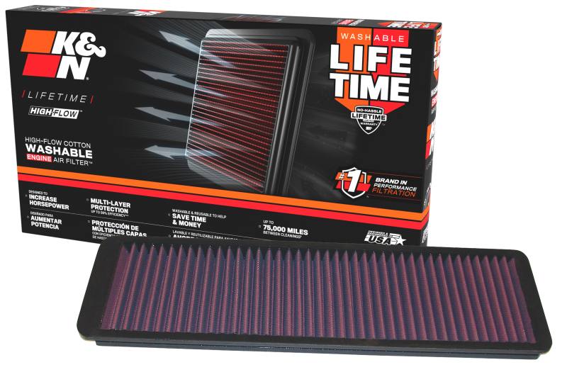 K&N Air Filter For Jaguar Xjs / Xke 33-2011 image 3