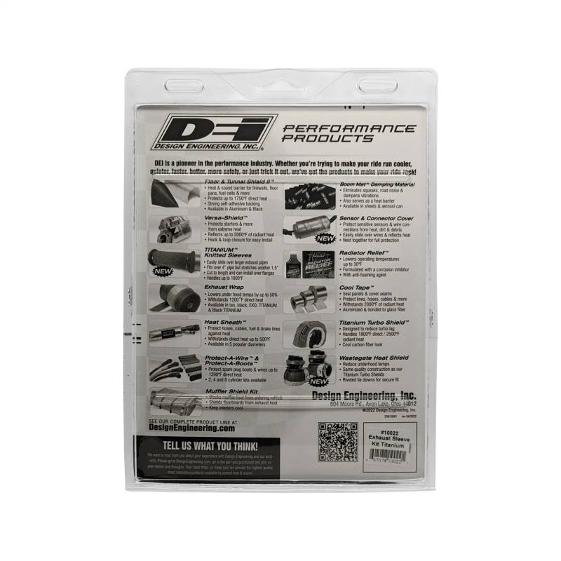 DEI Powersport Exhaust Sleeve Kit - Titanium 10022 image 3