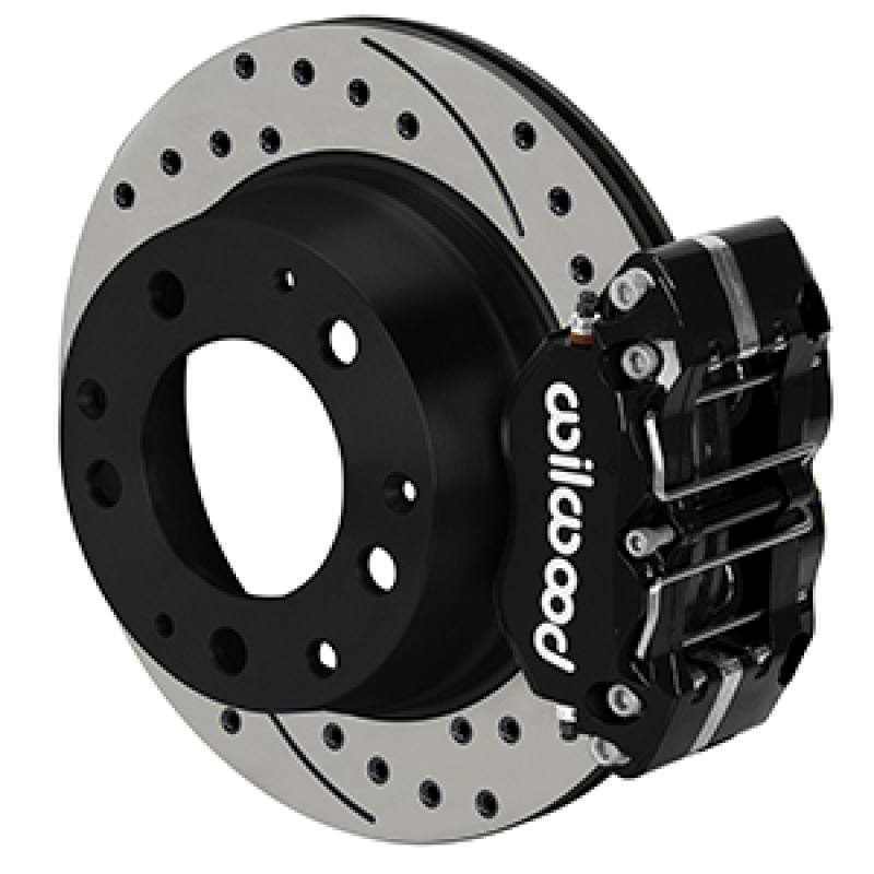 Wilwood 69-83 Porsche 911 Narrow Dynapro-P Radial Rear Brake Kit Black Caliper SRP Drill/Slot Rotor 14016680d