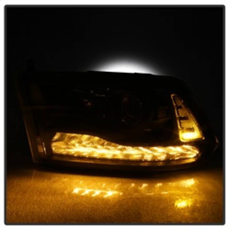 xTune Dodge Ram 13-17 ( w/ Factory Projector LED) Projector Headlight - Black HD-JH-DR13-P-BK 9040238 image 9