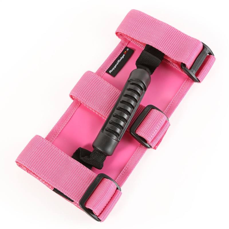 Rugged Ridge Ultimate Grab Handles Pink 55-20 CJ/Jeep Wrangler /JT 13505.01 image 2