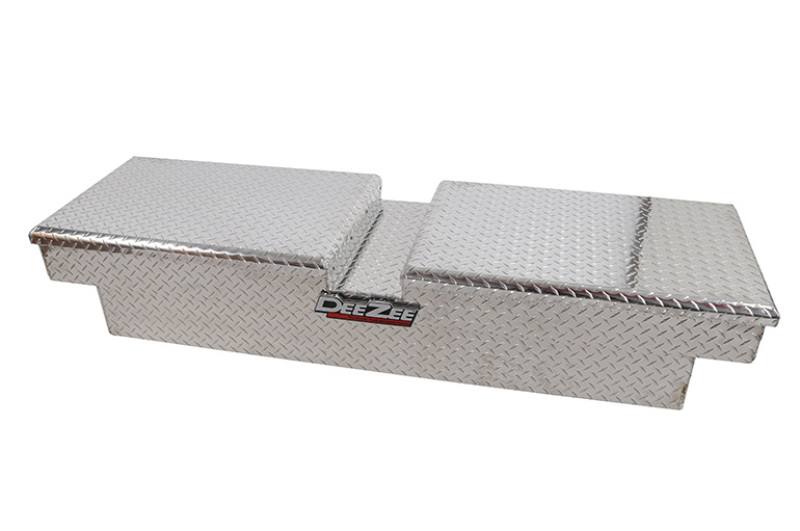 Deezee Universal Tool Box - Red Crossover - Double BT Alum Mid Size dz8363