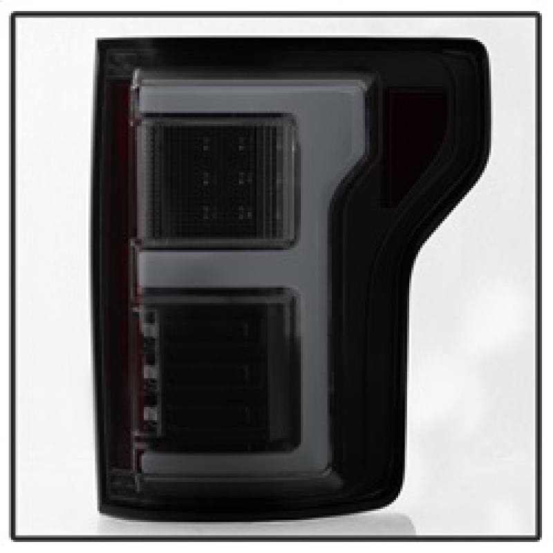Spyder 15-18 Ford F-150 LED Tail Lights (w/Blind Spot) - Black Smoke (ALT-YD-FF15015BS-LBLED-BSM) 5085337 image 11