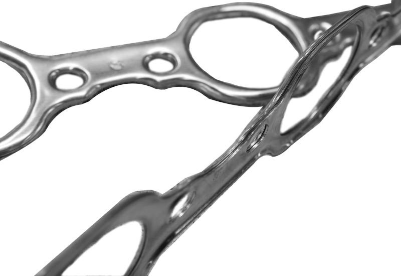 Kooks Small Block Ford Header Gasket 3in Inline Bolt Pattern Multi-Layer Aluminum py-8013-al image 2