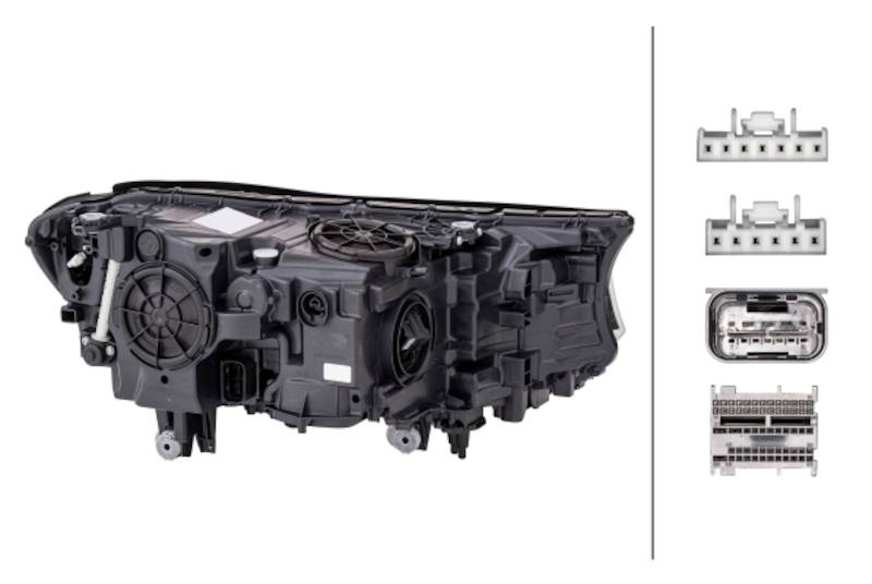 Hella 2016-2019 BMW 740e xDrive Headlight Assembly 354854151