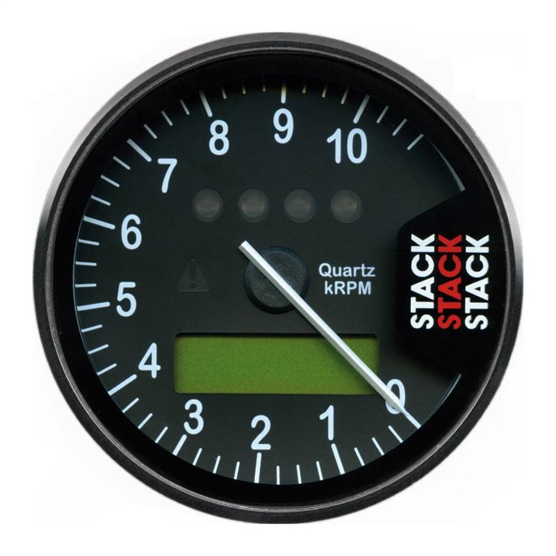 Autometer Stack Display Tachometer 0-10.75K RPM - Black st700srl