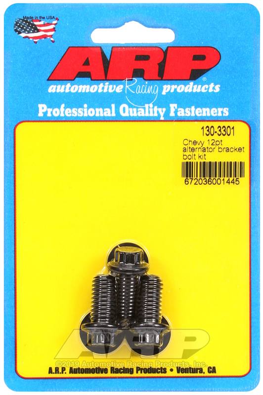 ARP Chevy 12pt Alternator Bracket Bolt Kit 130-3301 image 2