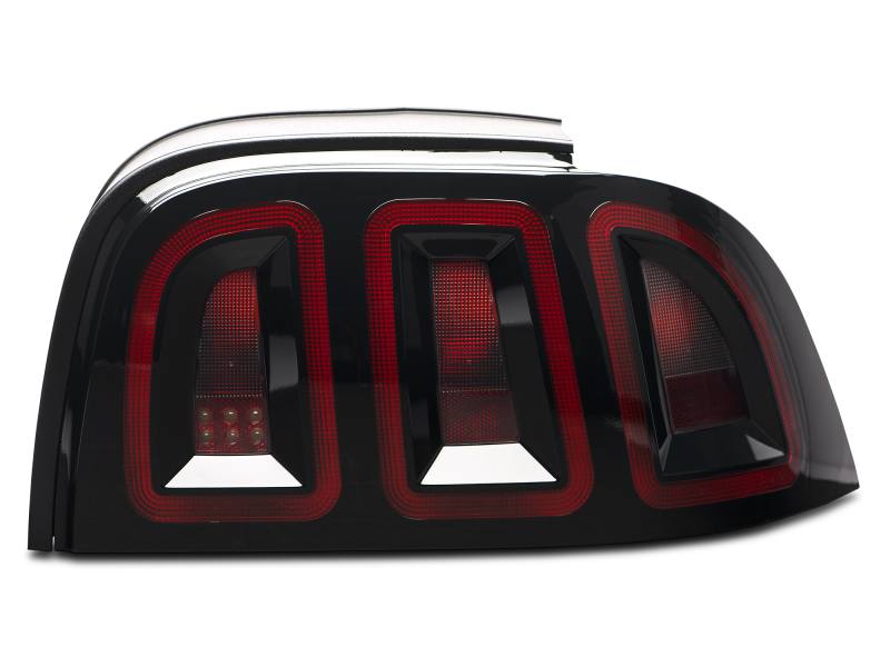 Raxiom 96-98 Ford Mustang Icon LED Tail Lights- Black Housing (Smoked Lens) 389876 image 10