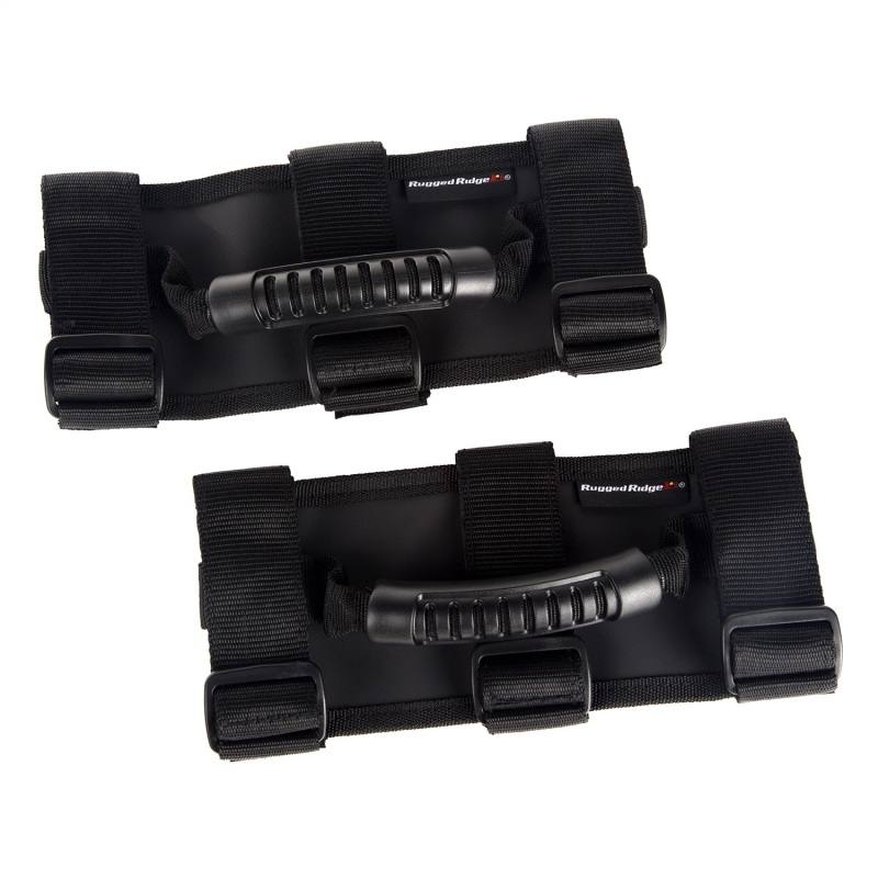 Rugged Ridge Ultimate Grab Handles Black 55-20 CJ/Jeep Wrangler /JT 13505.04