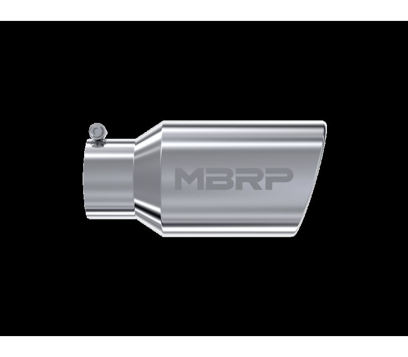 MBRP Universal Tip 6 O.D. Angled Rolled End 4 inlet 12 length t5073 image 4