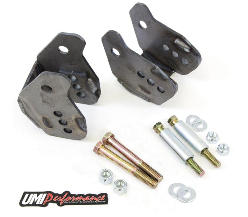 UMI Performance 64-72 GM A-Body Rear Lower Control Arm Relocation Brackets- Weld In 4010