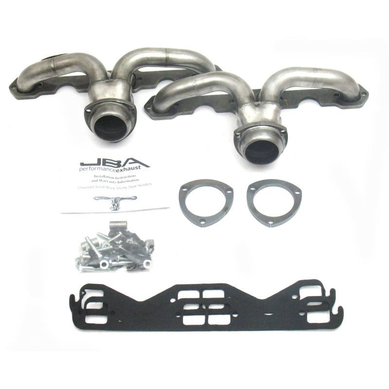 JBA 57-74 Chevrolet Corvette 265-400 SBC 1-5/8in Primary Raw 409 Tight Tuck Header 1815s-1 image 2
