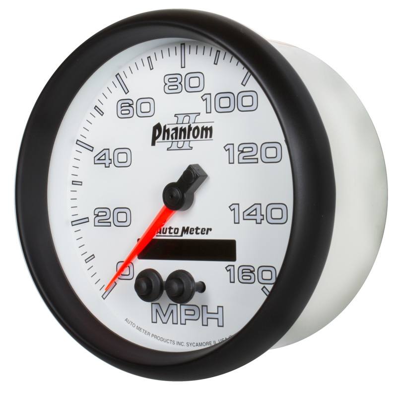 Autometer Phantom II 5in 0-140MPH In-Dash Electronic GPS Programmable Speedometer 7581 image 2