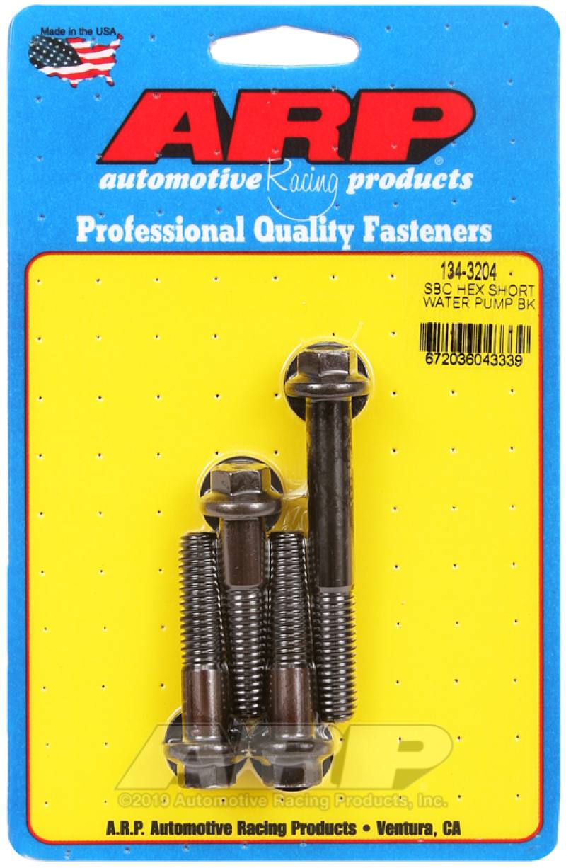 ARP SB Chevy Hex Short Water Pump Bolt Kit 134-3204 image 3