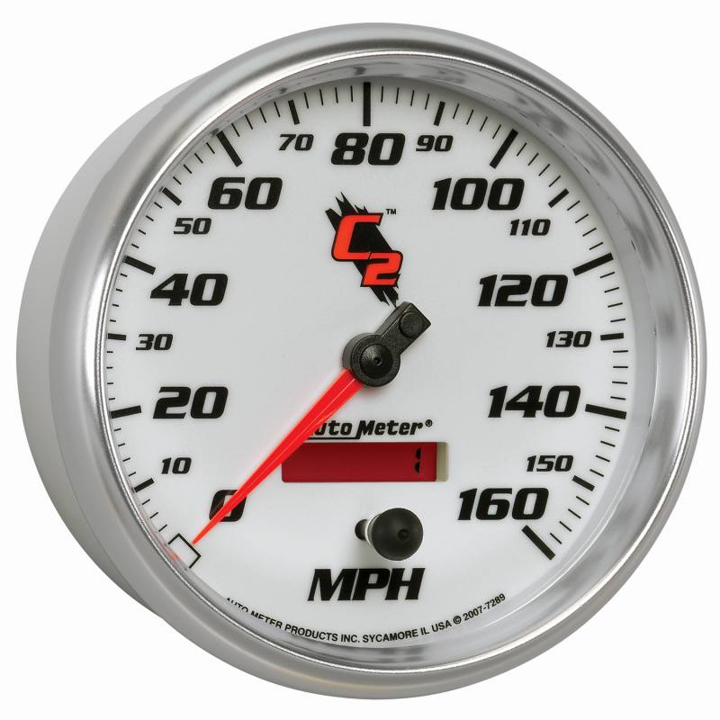 Autometer C2 5 inch 160MPH In-Dash Electronic Programmable Speedometer 7289 image 6