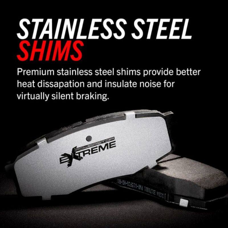 Power Stop 93-97 Chevrolet B7 Front or Rear Z36 Truck & Tow Brake Pads w/Hardware z36-225 image 5