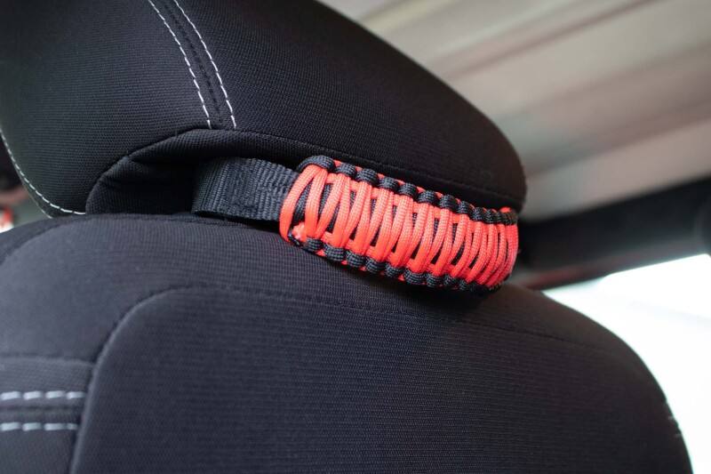 Fishbone Offroad Head Rest Paracord Grab Handles Red fb55282 image 6