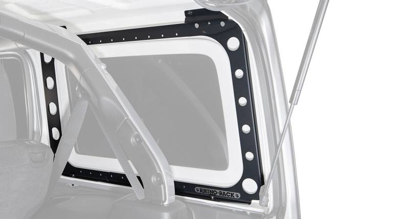 Rhino-Rack 18-20 Jeep Wrangler JL 4 Door 3 Base Backbone Mounting System rjlb1 image 5