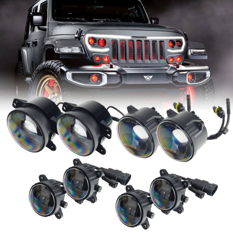 Oracle VECTOR Grille Demon Eye Projector Conversion Kit - ColorSHIFT w/o Controller 5856-334