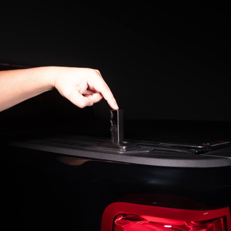 Putco 14-18 Chevrolet Silverado LD/GMC Sierra LD Push-Up Tie Handle (Driver side rear) - black 99918b image 2