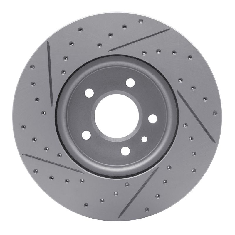 R1 13-25 Cadillac Ats Front Right Drilled & Slotted Geo-Carbon Rotor 830-46035R image 5