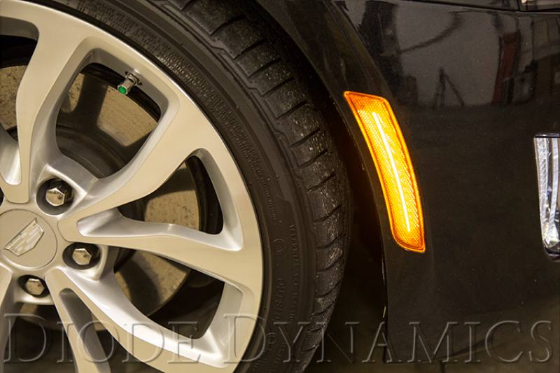 Diode Dynamics 14-19 Cadillac ATS Cadillac ATS LED Sidemarkers (Pair) Smoked dd5066 image 4