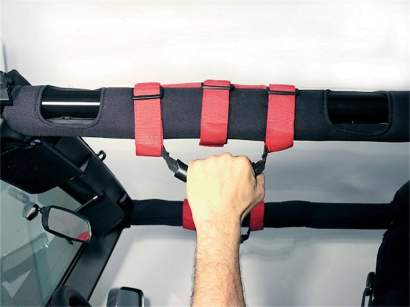 Rugged Ridge Ultimate Grab Handles Red 55-20 CJ/Jeep Wrangler /JT 13505.03 image 6