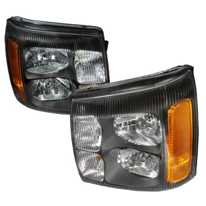 Spec-D Escalade Headlight Assembly - Black