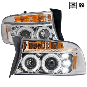 Spec-D Tuning Dodge Durango Halo Led Projector Chrome