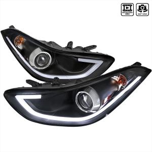 Spec-D Tuning Hyundai Elantra Projector Headlight Black Housing