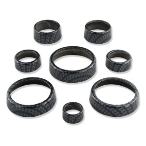 Corvette C7 Stingray & Z06 8pc Trim Kit - (BLACK CARBON FIBER Paint Code GBA) - by American Brother Designs